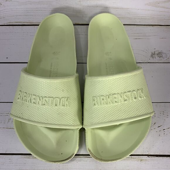 Birkenstock Barbados EVA Slide Sandals Womens Size 36 US Size 5-5.5 Faded Lime - Picture 3 of 9